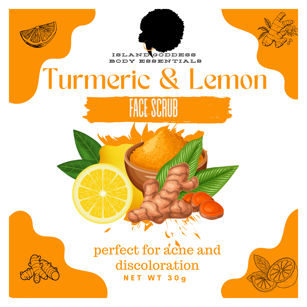 Turmeric and Lemon Face Scrub