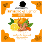 Turmeric & Lemon Exfoliating Face Scrub — 30g
