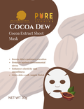 🍫 COCOA DEW Cocoa Extract Sheet Mask (Pure Chocolate Jamaica x Island Goddess Collaboration)