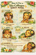 MORNING GLOW Moringa Bio Collagen Sheet Mask