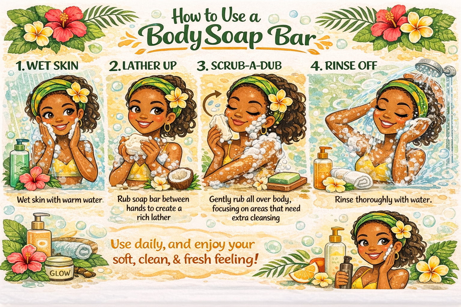 Coconut Oil Body Soap – Moisturizing Everyday Body Bar