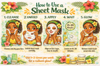 MIDNIGHT PETAL Blue Butterfly Pea Sheet Mask