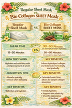 MORNING GLOW Moringa Bio Collagen Sheet Mask