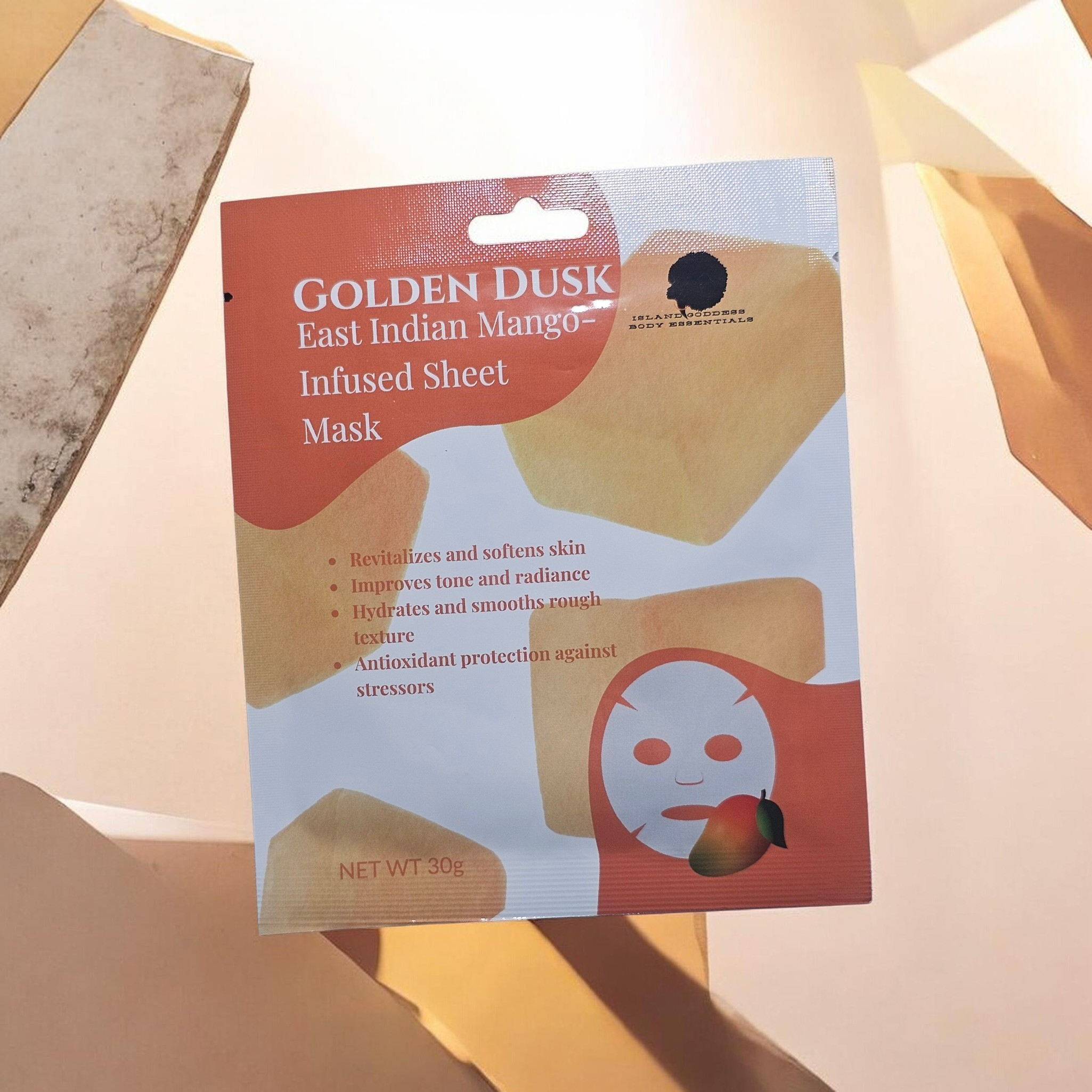 🥭 GOLDEN DUSK East Indian Mango Infused Sheet Mask