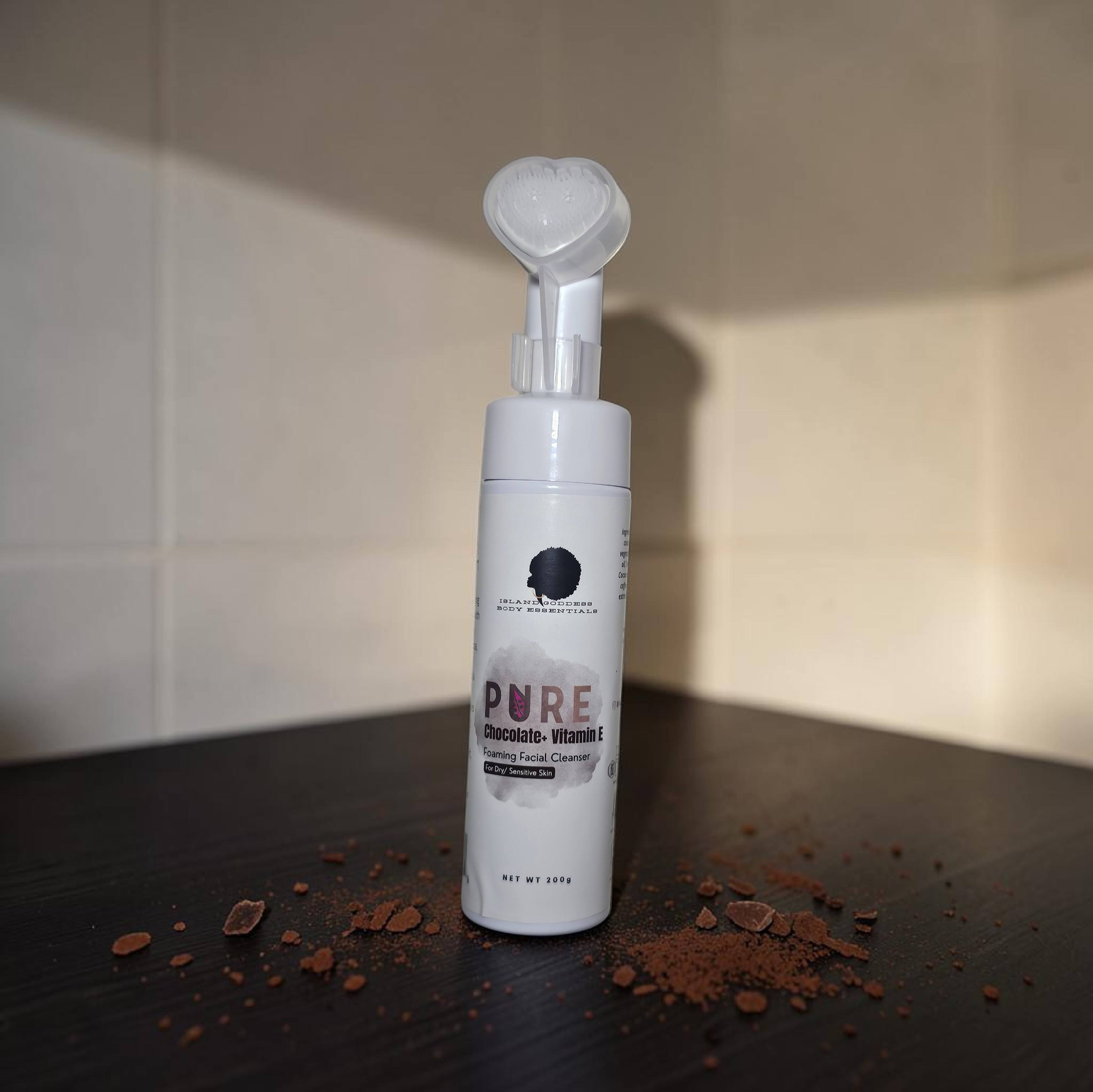 Pure Chocolate+ Vitamin E Foaming Facial Cleanser