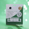 🌿 MORNING GLOW Moringa Infused Bio Collagen Sheet Mask