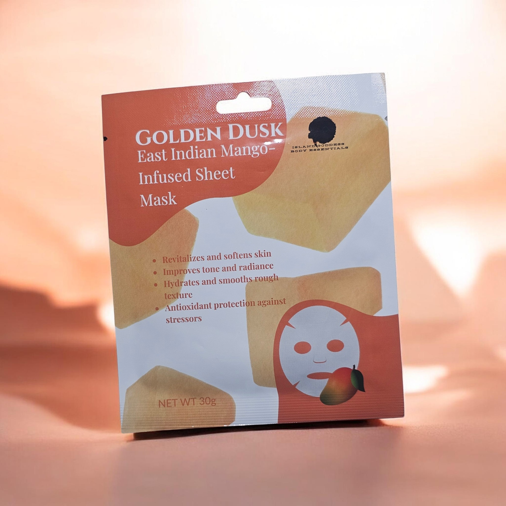 🥭 GOLDEN DUSK East Indian Mango Infused Sheet Mask